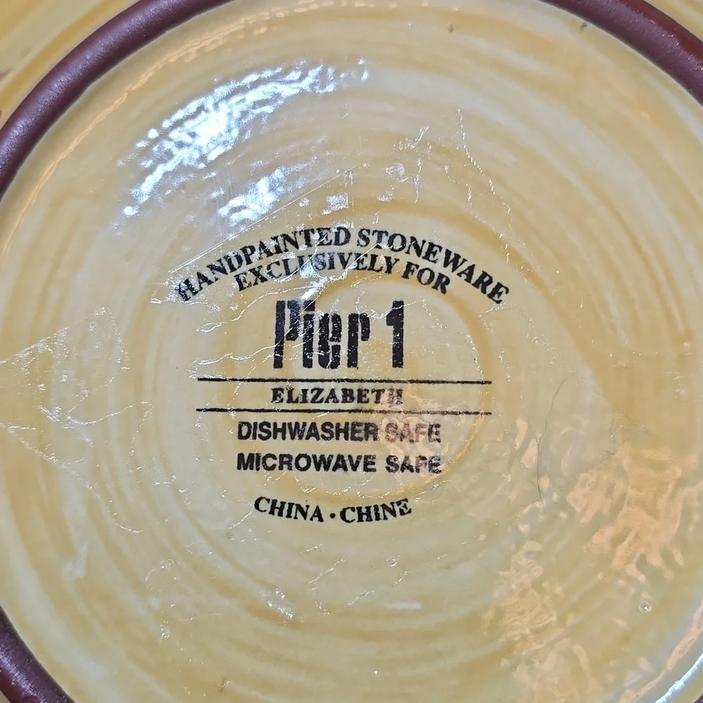 Pier 1 Elizabeth Salad Plates - Set Of 4